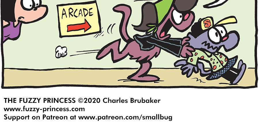 The Fuzzy Princess - Episode 516, Page 1: 2020-01-03-Passing the Time